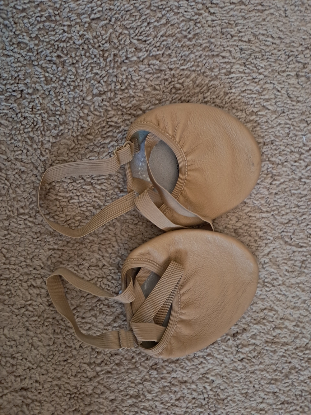 Women’s Leather Foot Undeez Dance Shoes - Nude